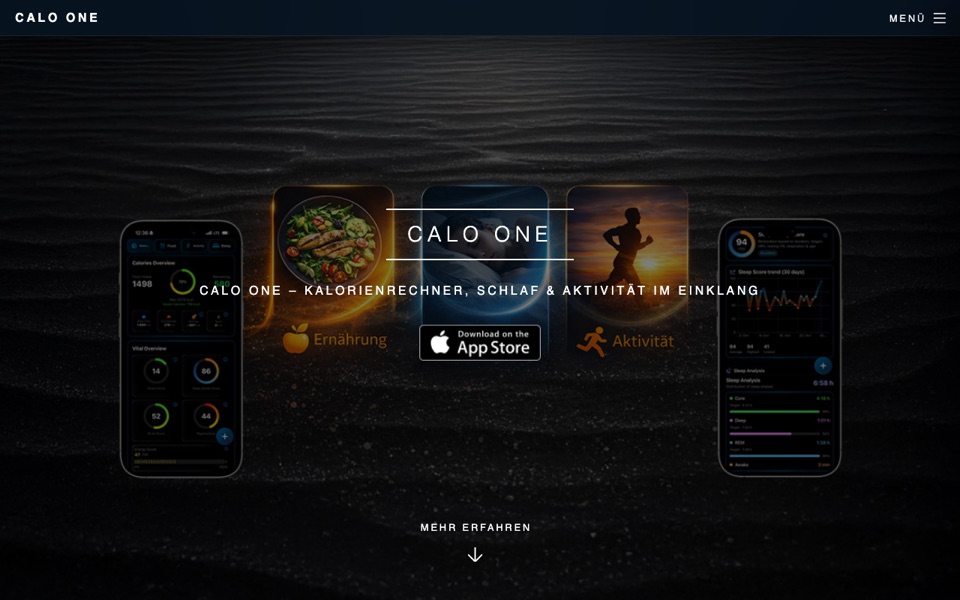 Calo One — Kalorienrechner-App für iOS